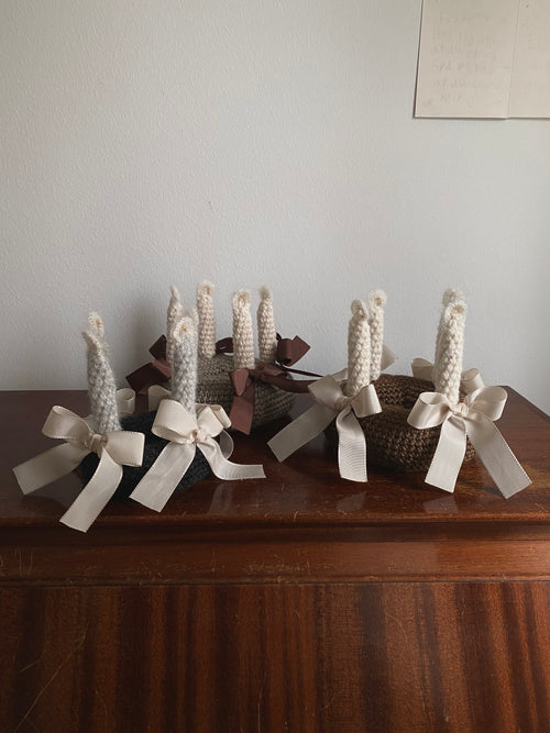 Crochet Advent Wreath Pattern (danish)