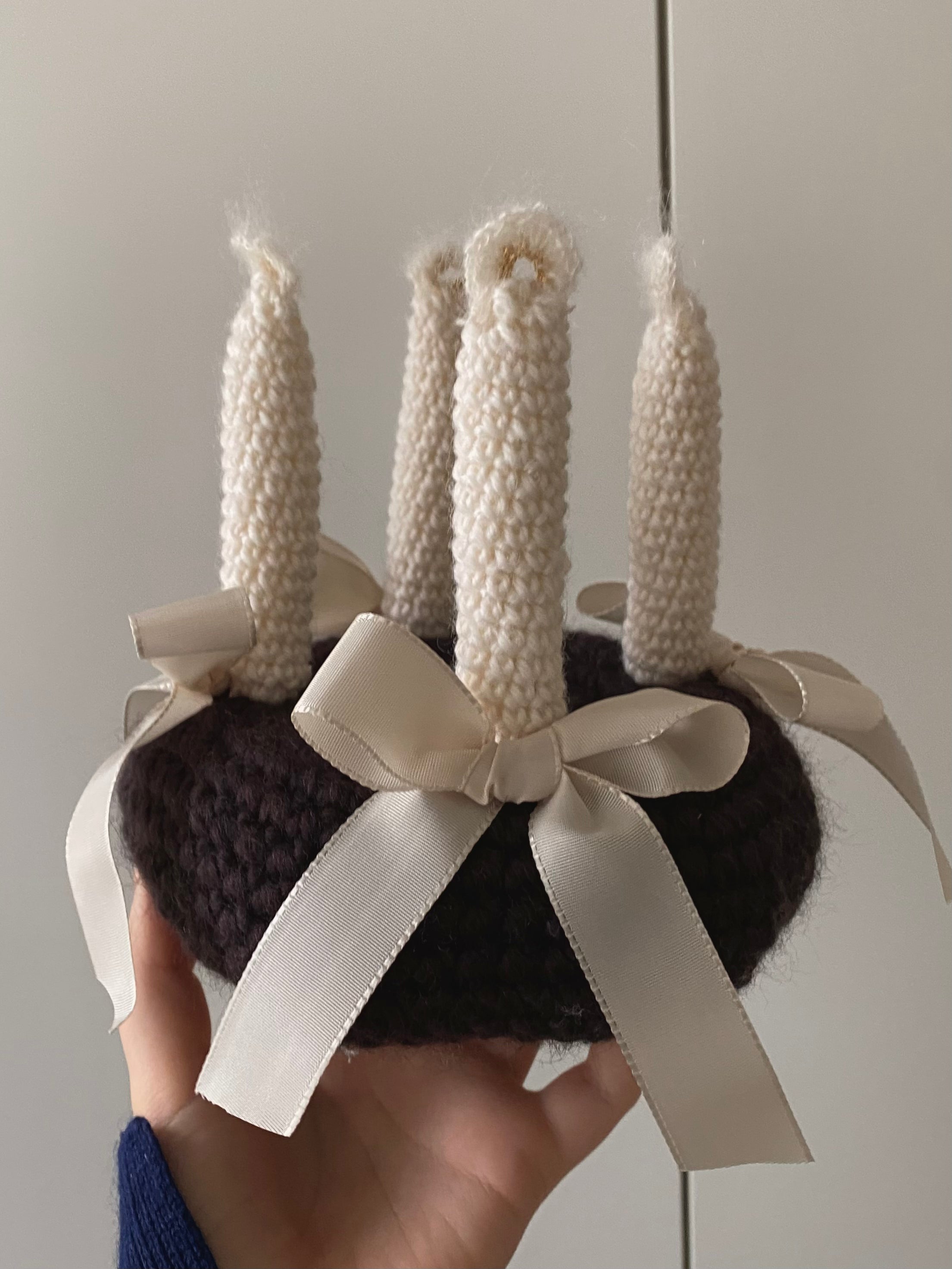 Crochet Advent Wreath Pattern (danish)