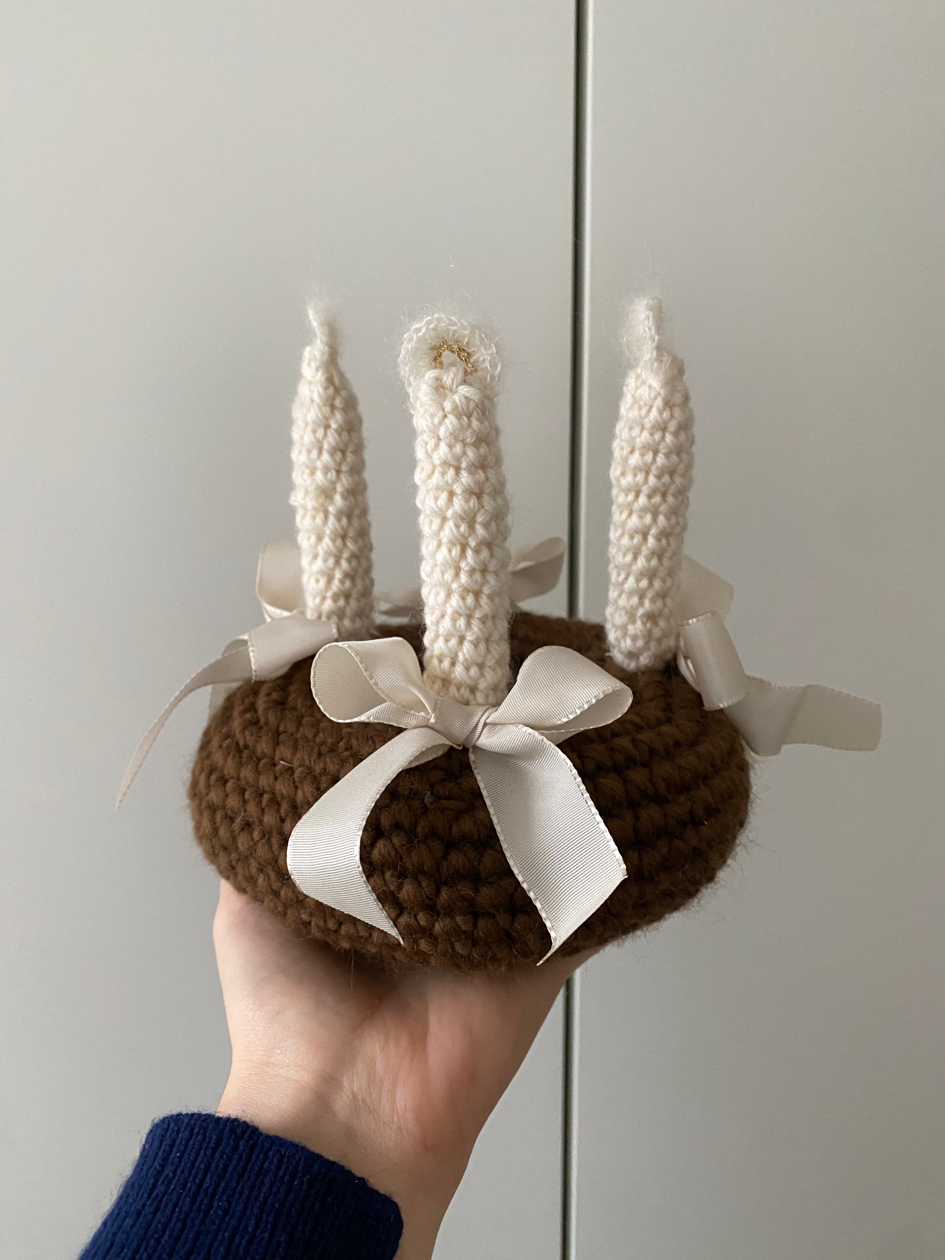 Crochet Advent Wreath Pattern (danish)