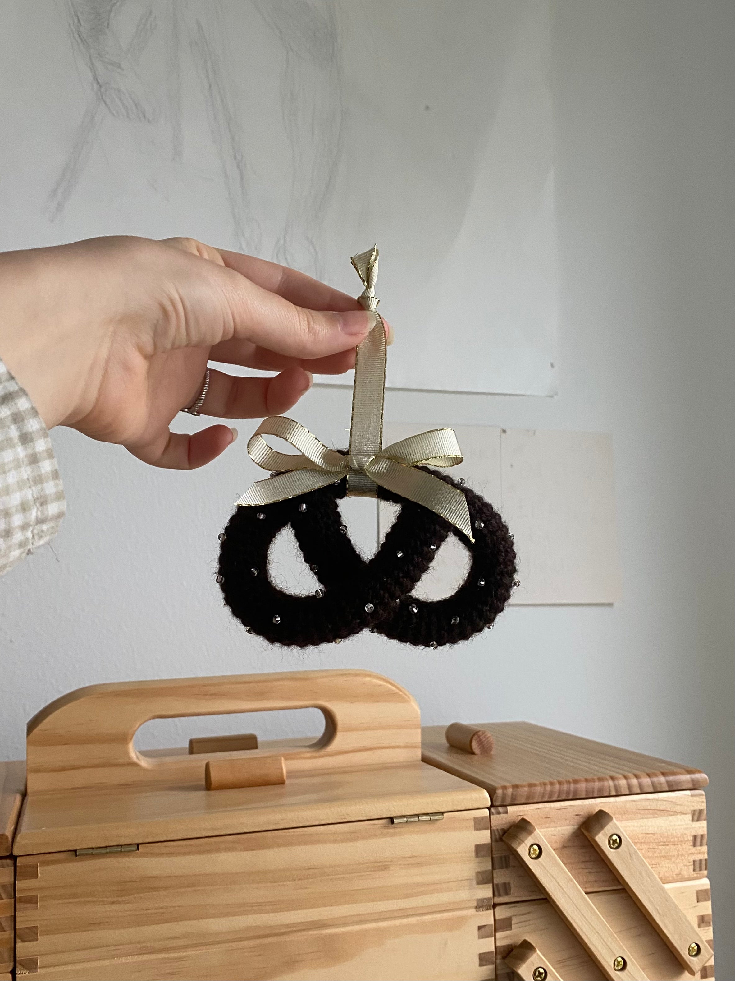 Hæklet kringle (danish)